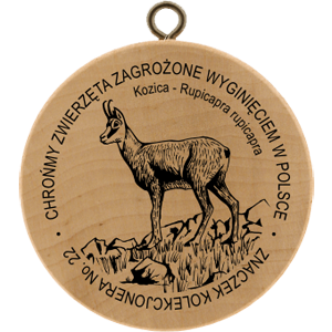 No. 50022 - Kolekcjonera No.22 Chrońmy zwierzęta zagrożone wyginięciem w Polsce - Kozica