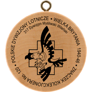 No. 50120 - Kolekcjonera No.120 Polskie Dywizjony Lotnicze - Wielka Brytania 1940-46, 317 Dywizjon Myśliwski Wileński