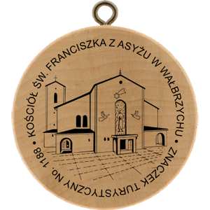 No. 1188 - Kościół św. Franciszka z Asyżu w Wałbrzychu