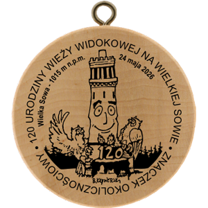 No. 40173 - 120. urodziny wieży widokowej na Wielkiej Sowie No. 40173 - 120. urodziny wieży widokowej na Wielkiej Sowie